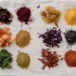 A picture of the pant based ingredients used to dye fabrics